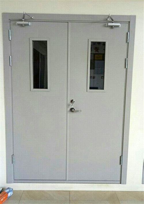 鋼制平開帶窗防火門